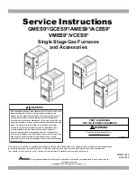 Предварительный просмотр 1 страницы Maytag Amana ACES9 Series Service Instructions Manual