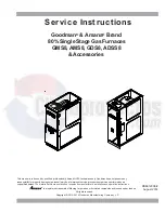 Maytag Amana ADSS8 Service Instructions Manual preview