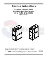 Предварительный просмотр 1 страницы Maytag Amana ADSS8 Service Instructions Manual