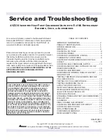 Preview for 1 page of Maytag Amana AVZC18 Service And Troubleshooting