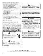 Preview for 2 page of Maytag Amana AVZC18 Service And Troubleshooting