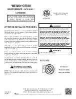 Preview for 1 page of Maytag Amana CES80 Series Manual