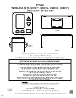 Preview for 1 page of Maytag Amana DD01E Installation Instructions Manual