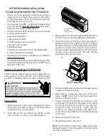 Preview for 2 page of Maytag Amana DD01E Installation Instructions Manual