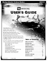 Maytag Atlantis MAV-31 User Manual preview