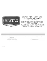 Maytag Bravos MEDB800VQ Use And Care Manual preview