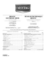 Preview for 1 page of Maytag Bravos MEDB850WB Use And Care Manual