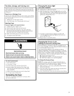 Preview for 11 page of Maytag Bravos MEDX600XW0 Use And Care Manual