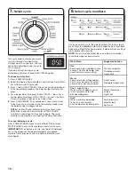 Preview for 10 page of Maytag BRAVOS MVWB850WB1 Use And Care Manual