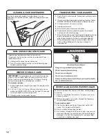 Preview for 12 page of Maytag BRAVOS MVWB850WB1 Use And Care Manual