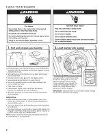 Preview for 8 page of Maytag Bravos MVWB850Y Use And Care Manual