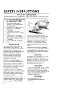 Предварительный просмотр 3 страницы Maytag CBG5010AAL Instructions Manual