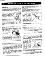 Preview for 3 page of Maytag CE1500PAW User Manual