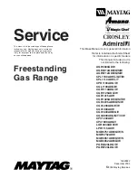 Предварительный просмотр 1 страницы Maytag CG31400ADW Service Manual