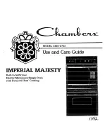 Maytag Chambers CMO-2743 Use And Care Manual preview