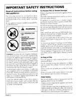 Preview for 4 page of Maytag CHE9830B Owner'S Manual