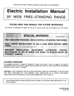 Maytag CRE9500ACW Installation Instructions Manual preview