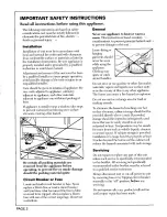 Preview for 2 page of Maytag cse9000dde Use And Care Manual