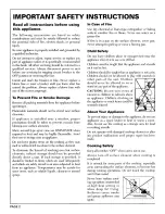 Preview for 3 page of Maytag CSE9900A Use And Care Manual