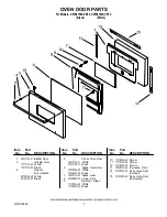 Предварительный просмотр 3 страницы Maytag CWE4100ACB10 Parts List