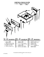 Предварительный просмотр 5 страницы Maytag CWE4100ACB10 Parts List