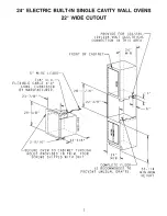 Предварительный просмотр 2 страницы Maytag CWE4800ACB - 24 Inch Single Electric Wall Oven Installation Instructions Manual