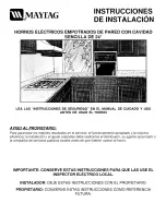 Предварительный просмотр 4 страницы Maytag CWE4800ACB - 24 Inch Single Electric Wall Oven Installation Instructions Manual