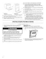 Предварительный просмотр 4 страницы Maytag CWE5100ACB10 Installation Instructions Manual