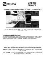 Preview for 7 page of Maytag CWE5800ACB - 24 Inch Double Electric Wall Oven Installation Instructions Manual