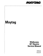 Maytag CWE900 Service Manual preview