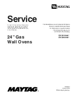 Предварительный просмотр 1 страницы Maytag CWG3100AA Series Service Manual