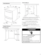 Предварительный просмотр 5 страницы Maytag DK524N1ABL0 Installation Instructions Manual