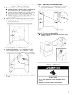 Предварительный просмотр 7 страницы Maytag DK524N1ABL0 Installation Instructions Manual