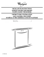 Maytag DU1010XTX Installation Instructions Manual предпросмотр