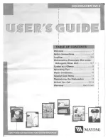 Maytag DW-3 User Manual предпросмотр