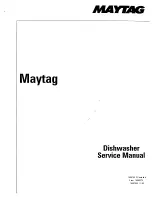 Предварительный просмотр 1 страницы Maytag DWC4910 Service Manual