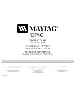 Maytag Epic MED9800TK Use And Care Manual preview