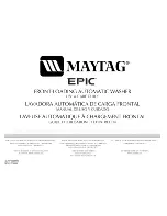 Preview for 1 page of Maytag Epic MFW9800TQ0 Use & Care Manual