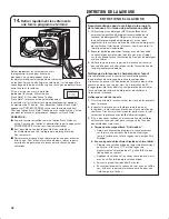 Preview for 38 page of Maytag Front-loading automatic washer Use And Care Manual