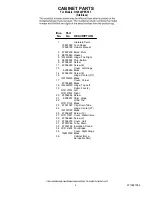 Preview for 2 page of Maytag G32026PEKS13 Parts List