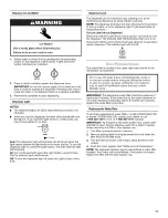 Preview for 11 page of Maytag G37025PEAS6 User Instructions