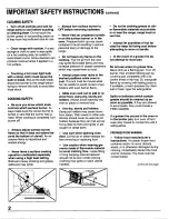 Предварительный просмотр 4 страницы Maytag gas range featuring Owner'S Manual