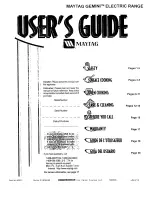 Maytag Gemini MER6772 User Manual preview