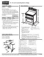 Предварительный просмотр 1 страницы Maytag Gemini MET8665X Product Dimensions