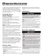 Preview for 3 page of Maytag Gemini MGR6775BD Use And Care Manual