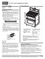 Maytag Gemini MGT8655X Dimension Manual preview