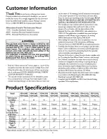 Preview for 6 page of Maytag HN41240X User Manual