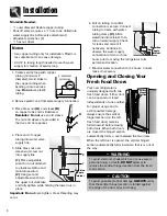 Preview for 10 page of Maytag Ice2O MFI2568AES Use And Care Manual