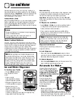 Preview for 13 page of Maytag Ice2O MFI2568AES Use And Care Manual