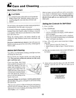 Предварительный просмотр 13 страницы Maytag IEW621 User Manual